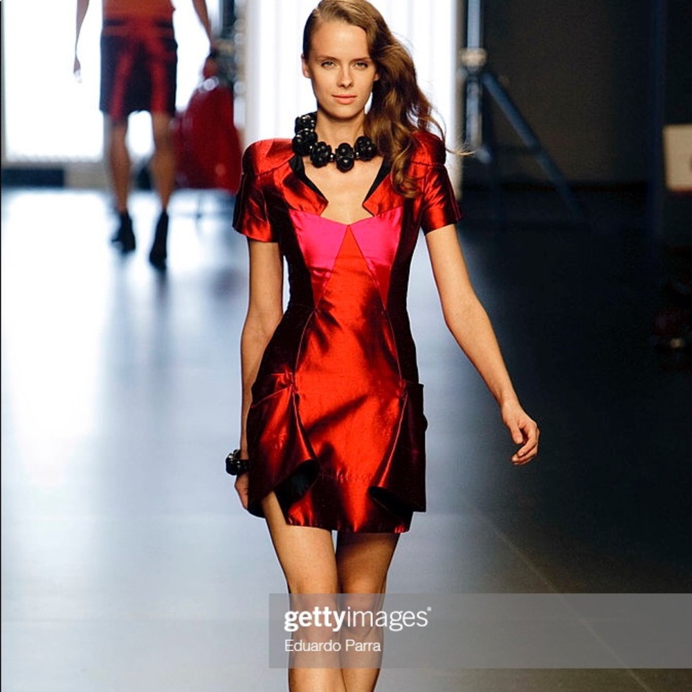 Ana Locking Couture Colorblock Dress